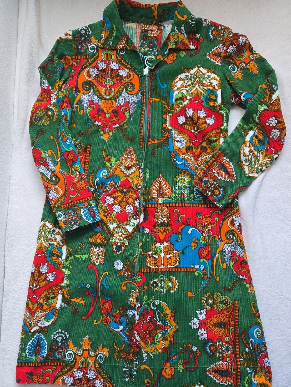 Vintage Corduroy Mod Dress